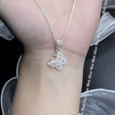 Dây Chuyền Bạc Nữ Mặt Hồ Điệp Bạc Hiểu Minh DMD545