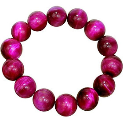 Vòng Tay Phong Thủy Mắt Hổ Hồng