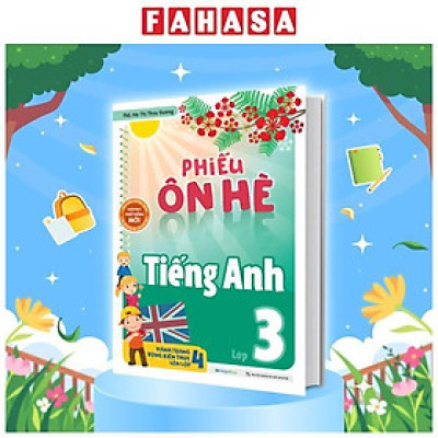 Sách - Phiếu Ôn Hè Tiếng Anh Lớp 3