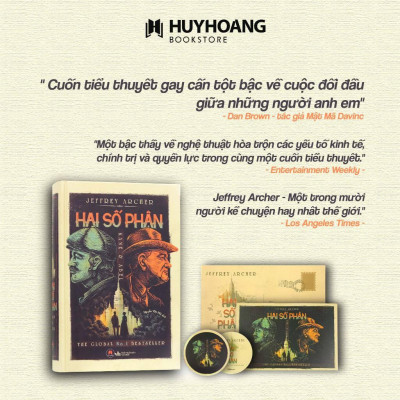 Sách - Hai Số Phận - Bìa Cứng - Jeffrey Archer - Huy Hoàng Bookstore