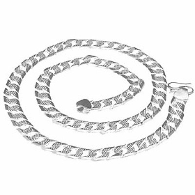 Dây Chuyền Nam Bạc Hiểu Minh DBN060 Bạc Ta 13 chỉ