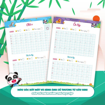 Sách - Phiếu Luyện Viết Cùng Gấu Kiki 3 - Luyện Viết Bảng Chữ Cái Và Chữ Ghép - Megabook