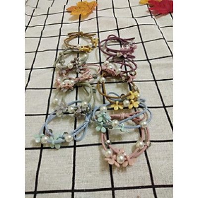 Dây buộc tóc hoa cúc cực xinh