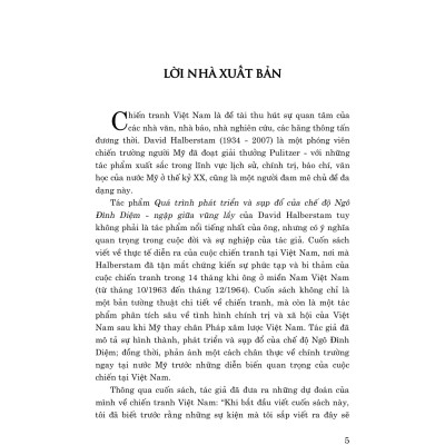 Sách - Quá Trình Phát Triển Và Sụp Đổ Của Chế Độ Ngô Đình Diệm - Ngập Giữa Vũng Lầy