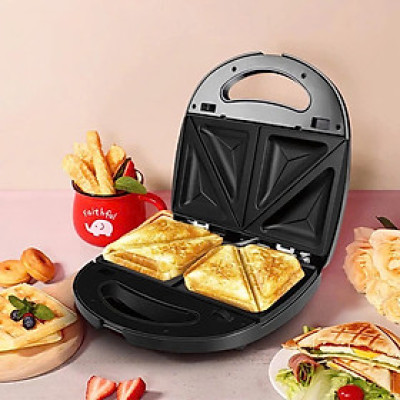 Máy Nướng Bánh Mì Sandwich Làm Nóng Thức Ăn Cho Bữa Sáng Đa Năng Dễ Sử Dụng - Hàng Nhập Khẩu