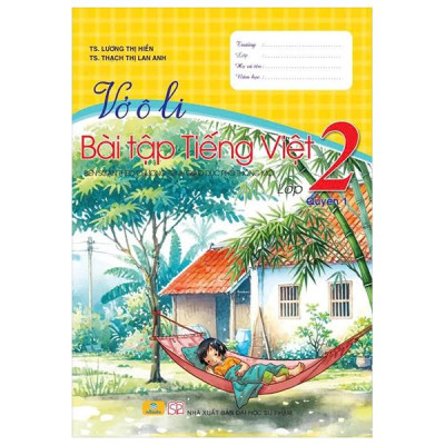 Sách - Vở Ô Li Bài Tập Tiếng Việt 2 - Quyển 1