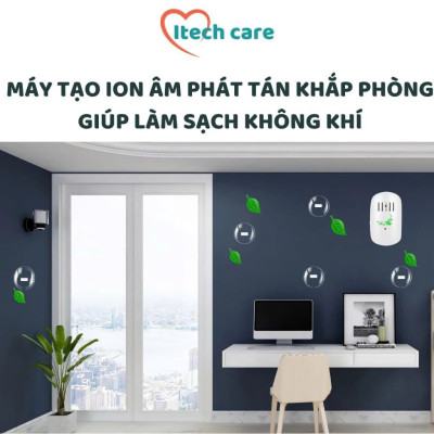 Máy Tạo Ion Lọjc Không Khí - Khử Mùi Hôi, Kháng Khuẩn Hiệu Quả Cho Phòng Ngủ, Nhà Bếjp, Gia Đình, ĐÈN TRANG TRÍ , ĐỒNG HỒ TREO TƯỜNG