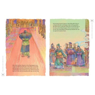 Sách - Lịch Sử Việt Nam Bằng Tranh - Đại Việt Dưới Thời Lý Nhân Tông - Bản Màu - Bìa Cứng - NXB Trẻ