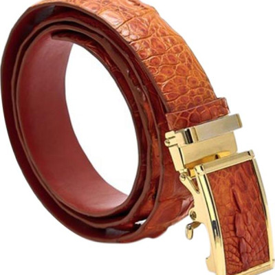 Bộ Ví & Thắt Lưng Nam Da Cá Sấu Gai Đuôi Huy Hoàng HT2209-HT4212 (23 x 11,5 cm) - Vàng