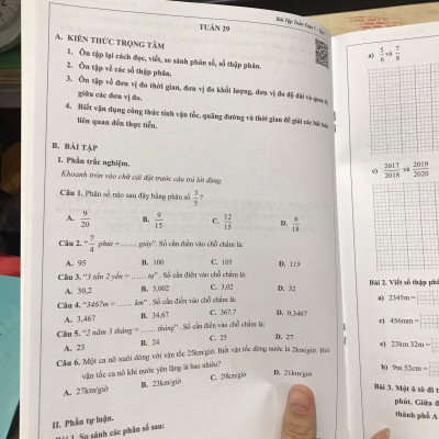 Bài tập tuần toán 5 tập 2