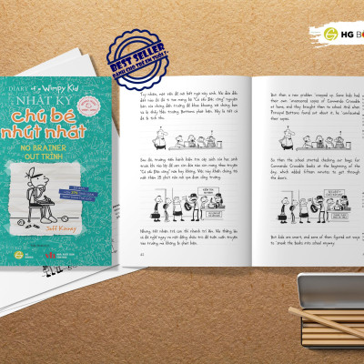 Diary Of A Wimpy Kid - Nhật Ký Chú Bé Nhút Nhát - Tập 18: Out Trình - No Brainer (Song Ngữ Việt-Anh)