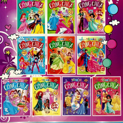 Sách - Tô Màu Công Chúa - Tập 7