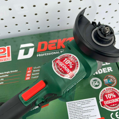 MÁY MÀI GÓC SỬ DỤNG PIN 21V 100mm DEKTON M21-AG100BT - HÀNG CHÍNH HÃNG
