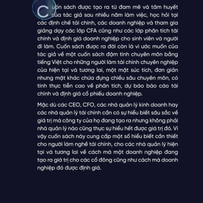 Ứng Dụng Phân Tích Báo Cáo Tài Chính Và Định Giá Doanh Nghiệp Trong Thực Tiễn