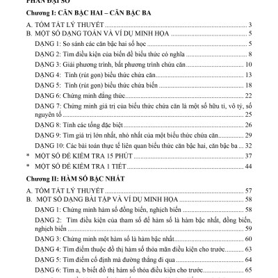 Bộ đề kiểm tra môn Toán 9 (Theo hướng thực tế, tích hợp)