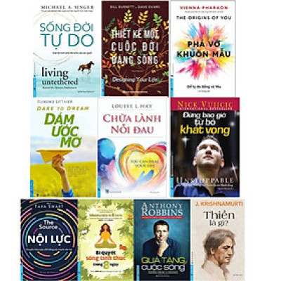 Combo Tự Do Chữa Lành Tỉnh Thức Sách Dành Cho Người Muốn Sống Trọn Vẹn