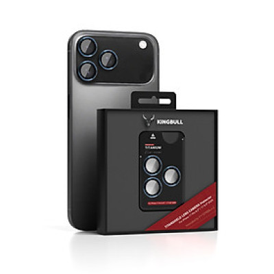 Miếng Dán Cường Lực Lens Camera MIPOW KINGBULL cho iPhone 17 Pro Max / 17 Pro, HD Titanshield_ Hàng chính hãng
