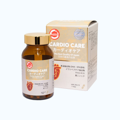 Thực phẩm bảo vệ sức khỏe Cardio Care (Hộp 60 viên)