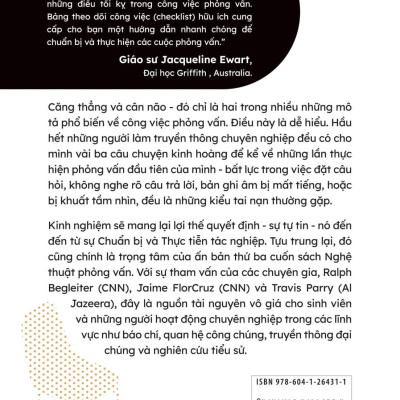 Sách - Nghệ Thuật Phỏng Vấn - Một Hướng Dẫn Dành Cho Các Nhà Báo Và Người Làm Nội Dung Chuyên Nghiệp