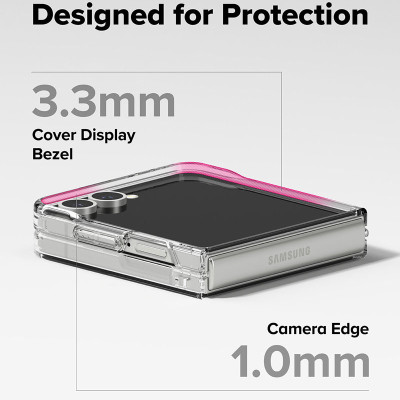 Ốp lưng cho Samsung Galaxy Z Flip 7 RINGKE Fusion - Hàng Chính Hãng