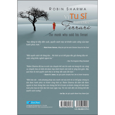 Sách - Vị Tu Sĩ Bán Chiếc Ferrari - First News