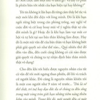 CÁCH MẠNG BẢN THÂN - Cao Công Thành