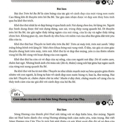 Sách - Những Bài Làm Văn Mẫu 3 - Tập 2 (Cánh Diều)