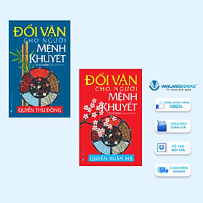 Combo 2 Cuốn Đổi Vận Cho Người Mệnh Khuyết (Quyển Thu Đông + Quyển Xuân Hạ ) - Vanlangbooks - Tái Bản 2024