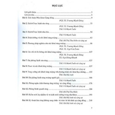 Sách - Nha Khoa Cộng Đồng - Tập 1 Dùng Cho Sinh Viên Răng Hàm Mặt (DN)