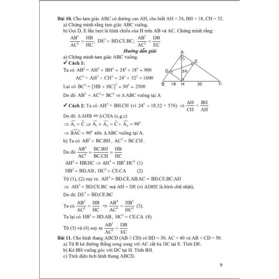 Sách - Giải nhanh các chuyên đề hình học 9 tài liệu thi vào lớp 10 (dùng chung cho các bộ sgk hiện hành) - HA