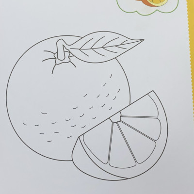 Quà cho bé : Bé tập tô màu : Trái cây