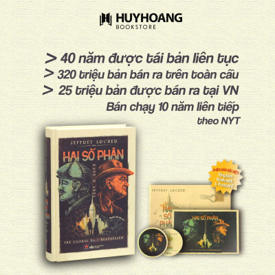 Sách - Hai Số Phận - Bìa Cứng - Jeffrey Archer - Huy Hoàng Bookstore