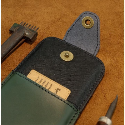 Bao da rút cho Samsung Z Fold2/ Z Fold3/ Z Fold4...quai cài da bò thật Style