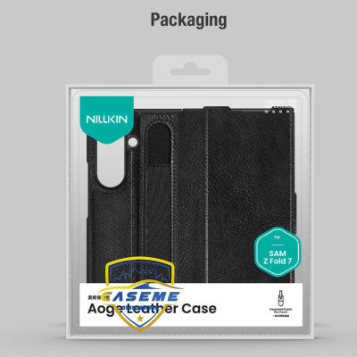 Bao Da Nillkin Aoge Leather Case Dành Cho Samsung Galaxy Z Fold7 – Sang Trọng, Siêu Bền, Bảo Vệ Toàn Diện - Hàng Chính Hãng