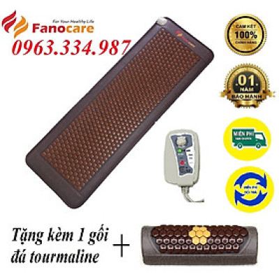 Thảm/Nệm đá nhiệt nóng Fanocare KT 50 *150*3.5cm FN01A (Tặng kèm 1 gối đá tourmaline)
