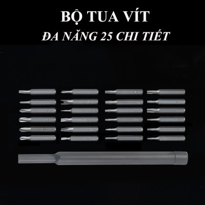 Bộ tô vít đa năng điện ABG 24 đầu tuốc nơ vít nhỏ có từ dùng sửa chữa