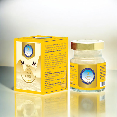 [Set QT 6 Hũ] Tổ Yến Chưng Nhân Sâm - Yến Sào Hòn Gốm Chính Hiệu Khánh Hoà - HGK NEST