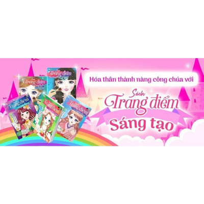 Sách - Trang Điểm Thần Tượng Hàn Quốc Lisa (Hơn 100 Stickers) - Megabook