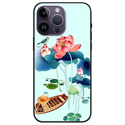 Ốp lưng dành cho Iphone 14 - Iphone 14 Plus - Iphone 14 Pro - Iphone 14 Pro Max - Chim Đậu Sen