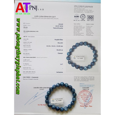 VÒNG ĐEO TAY ĐÁ KYANITE