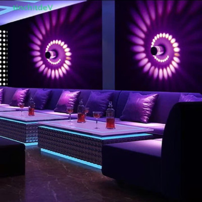 Đèn LED trang trí nhà hiệu ứng xoáy ốc gắn âm trần âm tường trang trí quán cafe phòng ngủ 