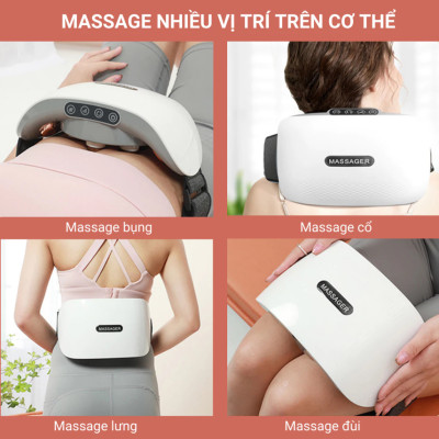 Máy Massage Làm Ấm Bụng Tiện Lợi Giảm Đau Cho Chị Em Đến Kì, Chườm Ấm Giảm Đau Bụng Kinh Điều Chỉnh Nhiệt Độ Phù Hợp