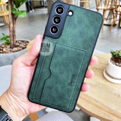 Ốp Lưng Da Có Ngăn Để Thẻ Cao Cấp Cho Samsung S24 Ultra / S23 Ultra / S23 PLus / S22 Ultra / S22 Plus / Note 20 Ultra