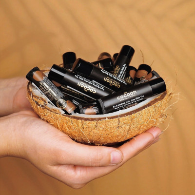 Combo Mặt nạ bí đao the cocoon 30ml + Son dưỡng môi dầu dừa Bến Tre cocoon 5g