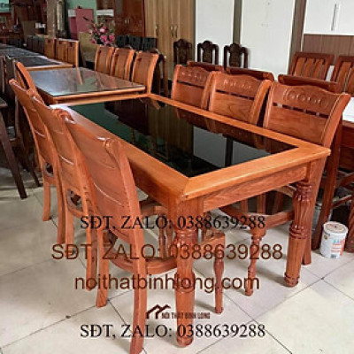 Bàn ghế phòng ăn mặt đá đen Nội thất phòng bếp - nội thất sang trọng - giá cả hợp lý - ship toàn quốc