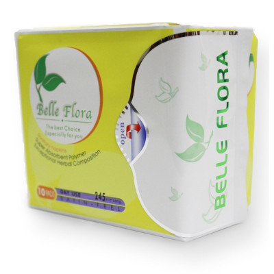 Bộ băng vệ sinh ban ngày cotton BELLE FLORA 10 gói