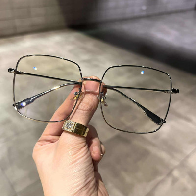 Kính mắt thời trang kim loại ulzzang Korea - Mắt kính chống ánh sáng xanh cao cấp