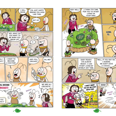 Truyện Tranh tiếng Anh - Adventures Of Crickid - Tập 1 Và Tập 2