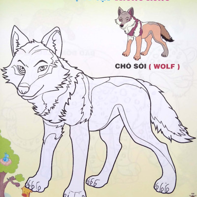 Em Tập Tô Màu - Chủ Đề: Các Loài Động Vật Trong Rừng