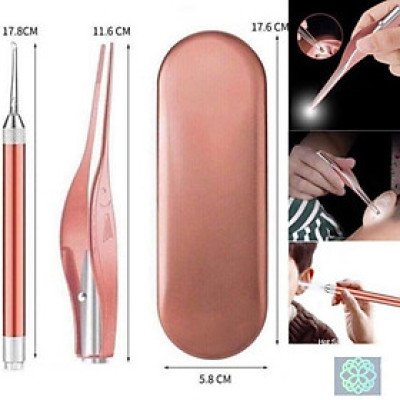 BỘ LẤY DÁY TAI CÓ ĐÈN SIÊU TIỆN DỤNG - BỘ LẤY RÁY TAI CAO CẤP Lấy Ráy Tai Nữ